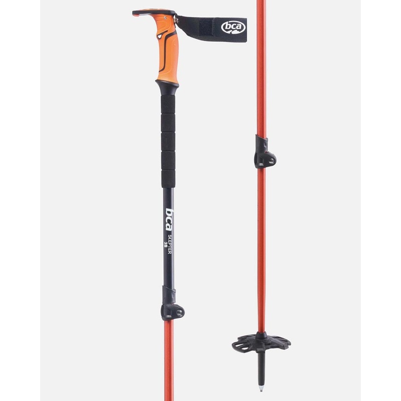 Scepter 3S Pole Splitboarding Poles – Black/Orange