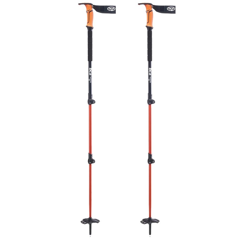 Scepter 3S Pole Splitboarding Poles – Black/Orange