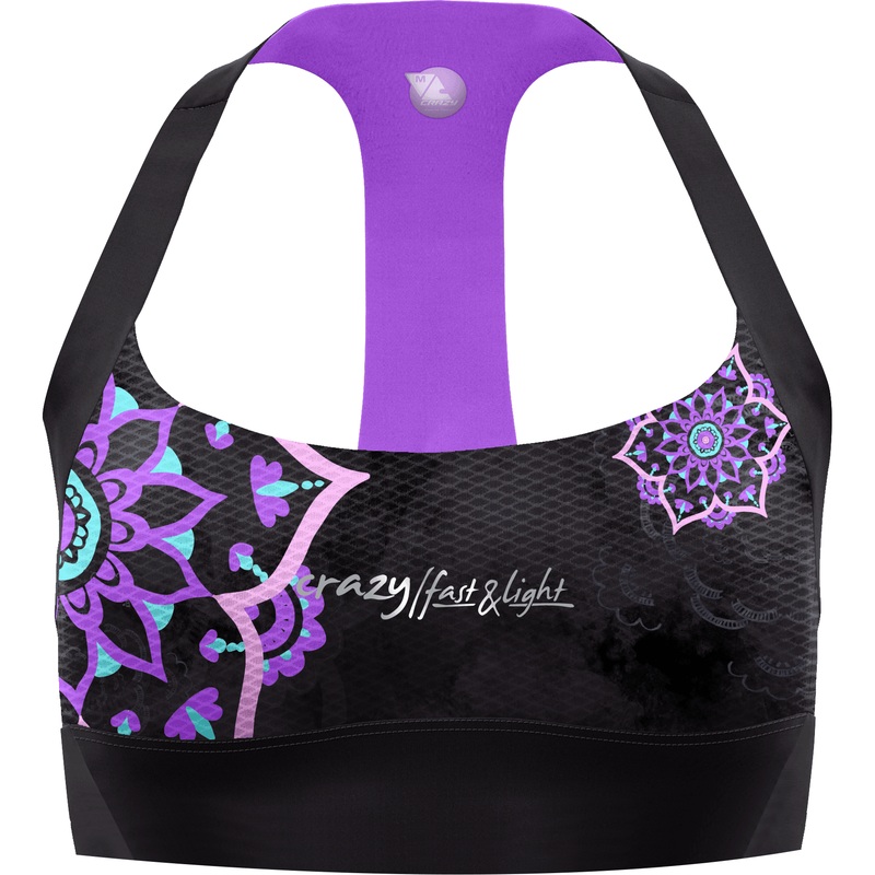 Crazy W Bra Lightning|XSmall|Small|Medium|Large|Mandala|Fast&Light|Allium Flower