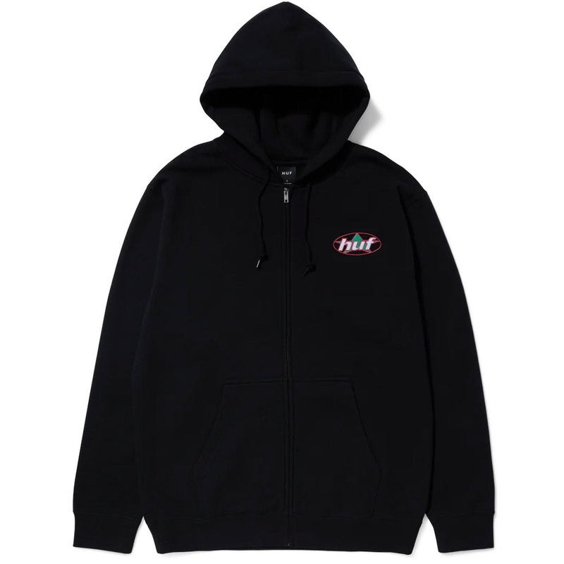 Andromeda Zip Hoodie – Black|L|XL