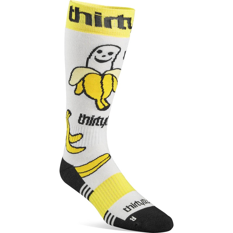 Double Socks Thermal Socks – Yellow/White