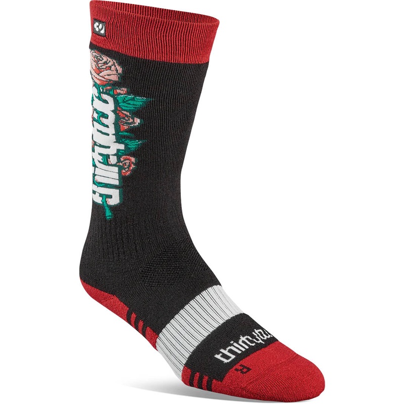 Women’S Merino Socks Thermal Socks – Black/Pink