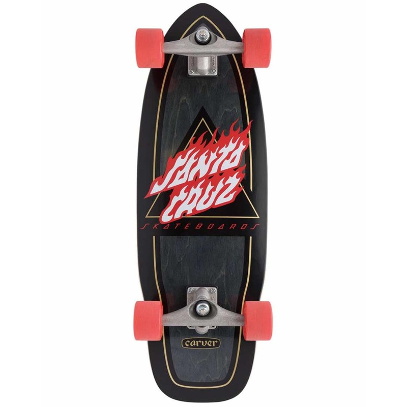 Carver Flamed Not A Dot Cutback Complete Cruiser Surf Skate