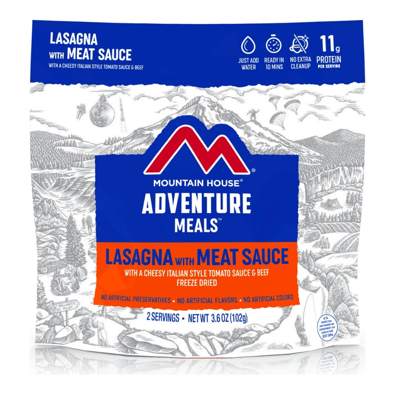 Mountain House Dried Meals|Chicken and Mashed Potatoes|Sweet and Sour Pork|Italian Style Pepper Steak|Lasagna with Meat Sauce