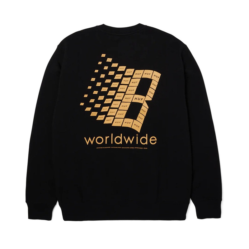 Huf X Bronze Crewneck Sweatshirt – Black