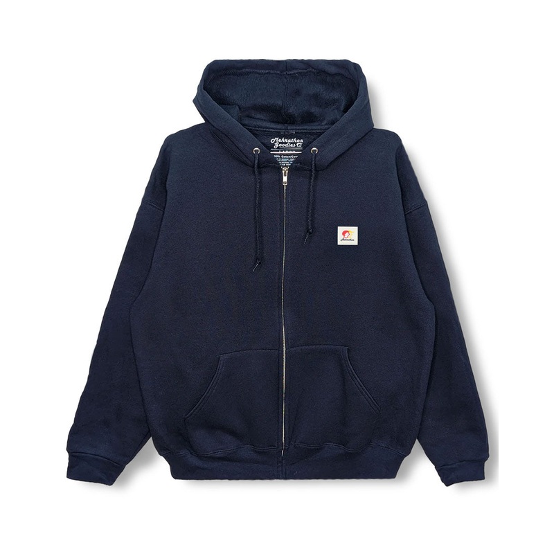 Workless Zip Hoodie – Navy|L|XL