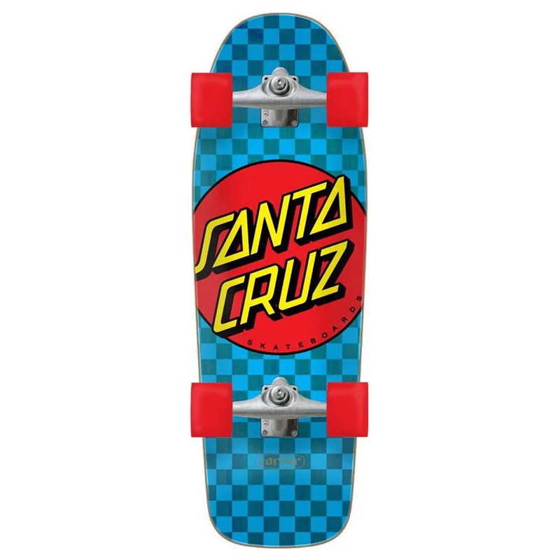 Carver Classic Dot Check Complete Surf Skateboard