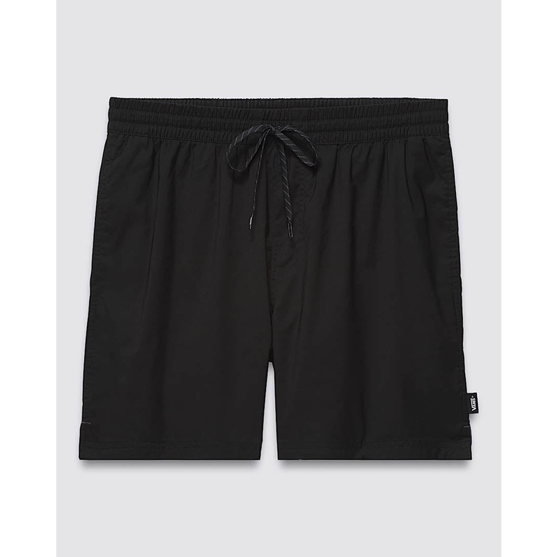 Primary Solid Elastic Shorts – Black