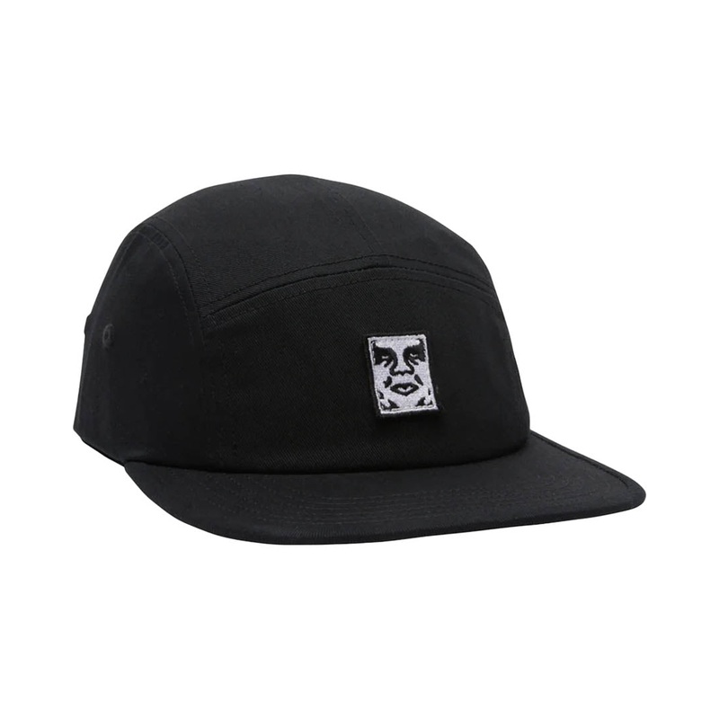 Icon Patch Twill Camp Hat – Black