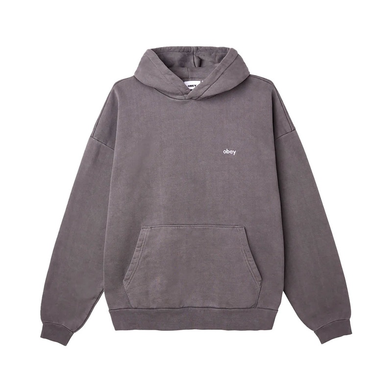 Lowercase Pigment Fleece Hoodie – Digital Black