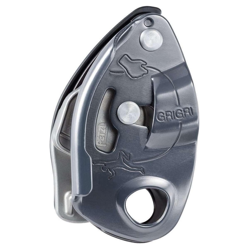 Petzl GRIGRI BELAY DEVICE|Grey|Red|Blue