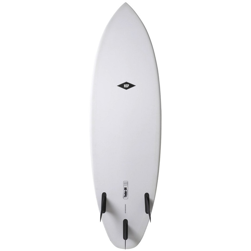 Tinder-D8 6’4 Ftu Surfboard – White