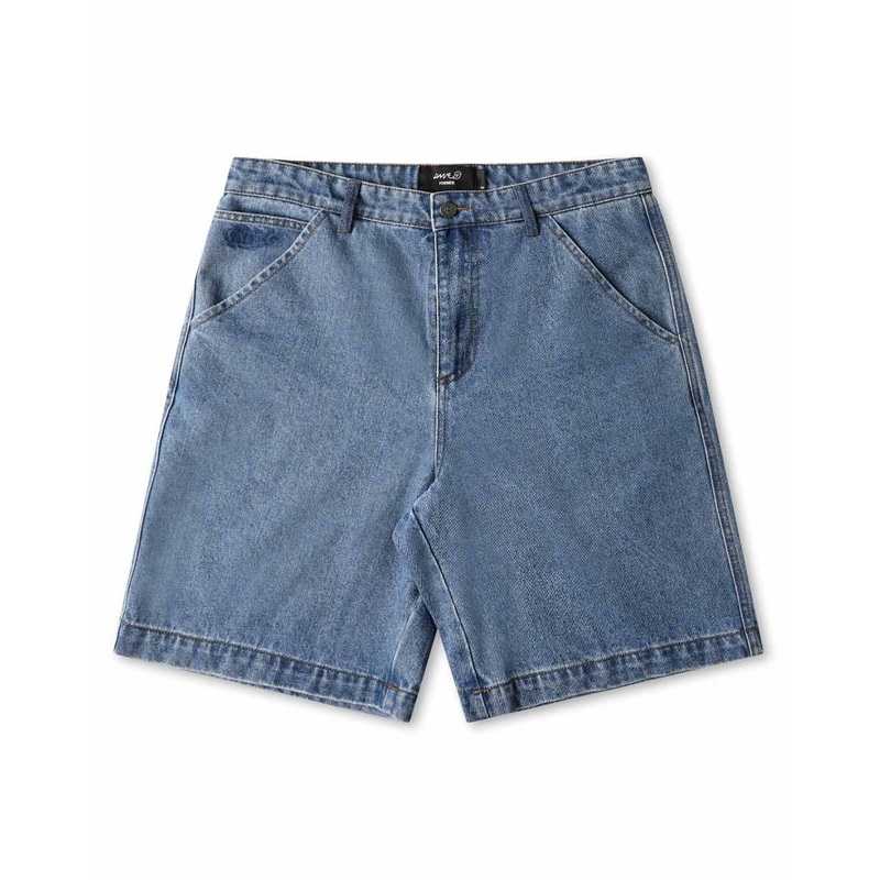 Reynold Halo Denim Shorts – Worn Blue
