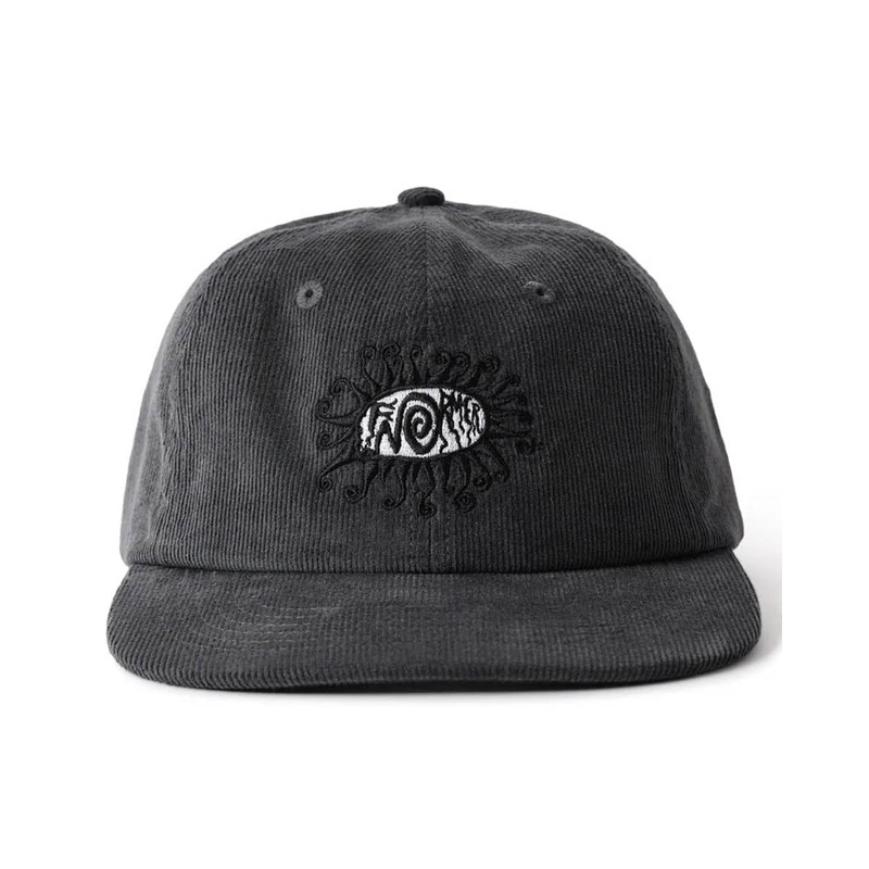 Halo Cord Hat – Charcoal|O/S