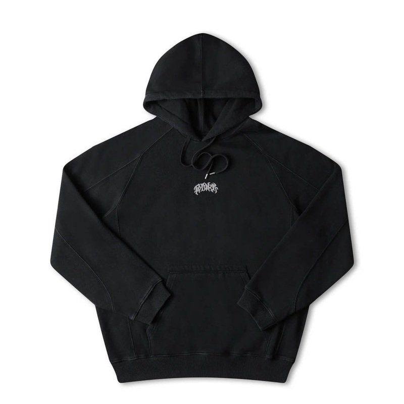 Puncture Metal Hoodie – Washed Black