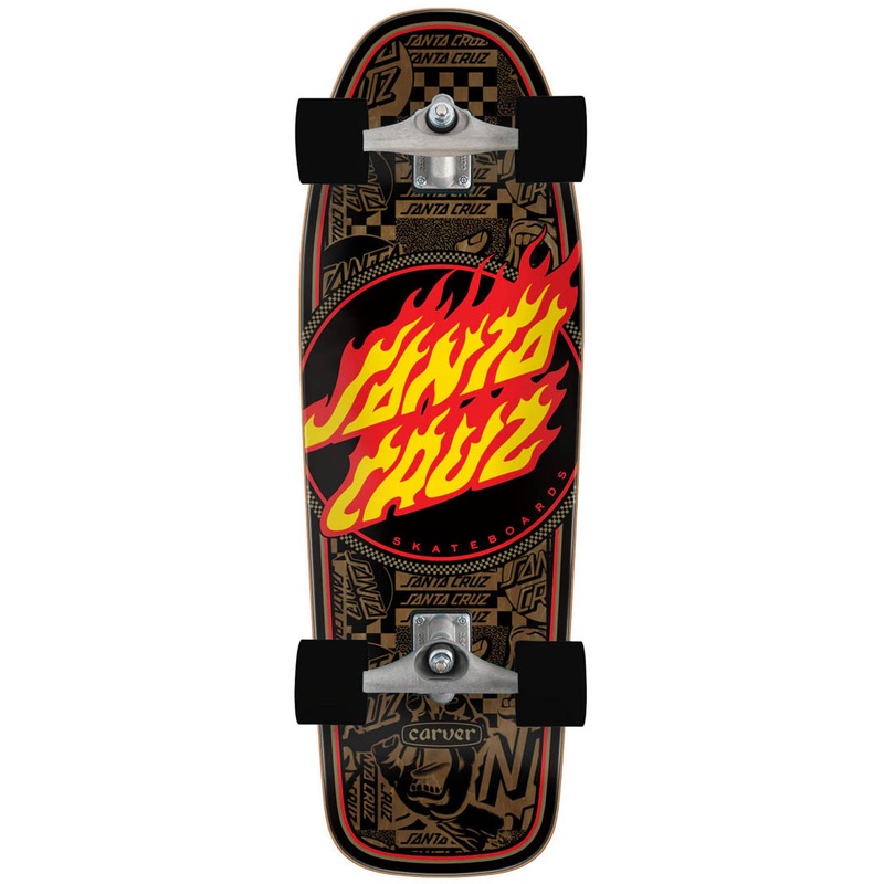 Carver Flame Dot Route Complete Surfskate