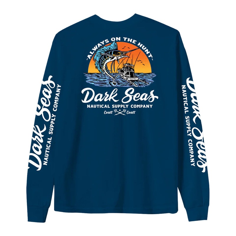 Open Ocean Long Sleeve T-Shirt – Harbor Blue