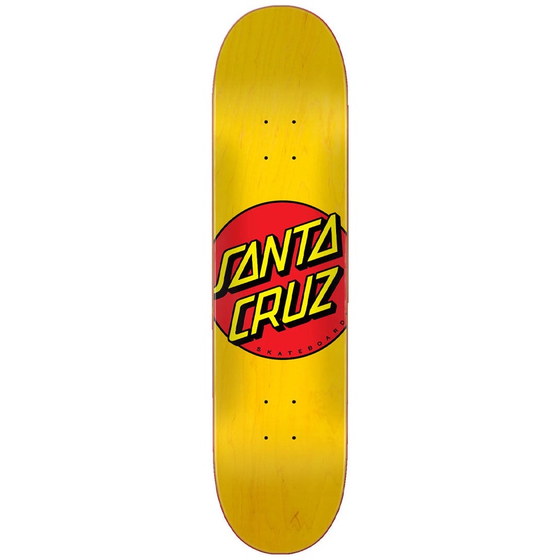 Classic Dot Skateboard Deck – Yellow