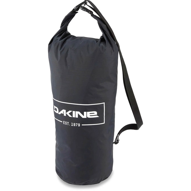 Packable Wet/Dry Rolltop Surf Backpack – Black