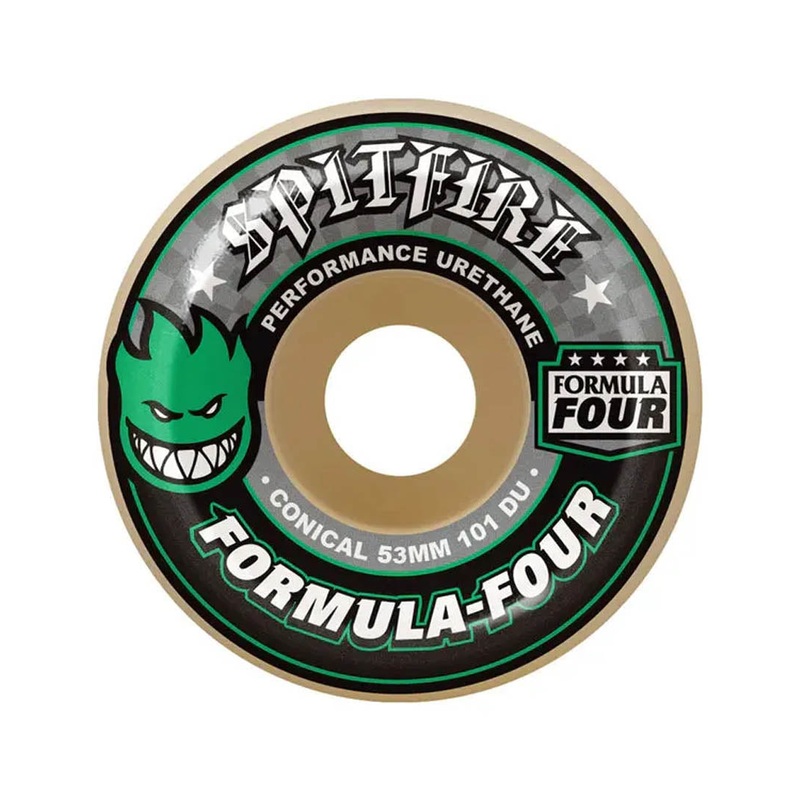 F4 101D Conical Skateboard Wheels – Natural