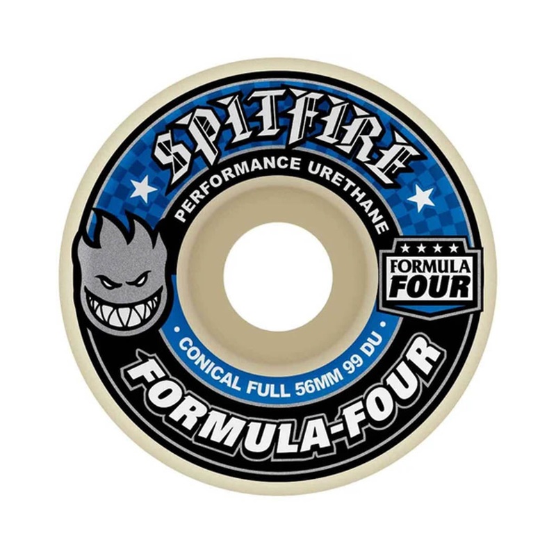 F4 99D Conical Full Skateboard Wheels – Natural