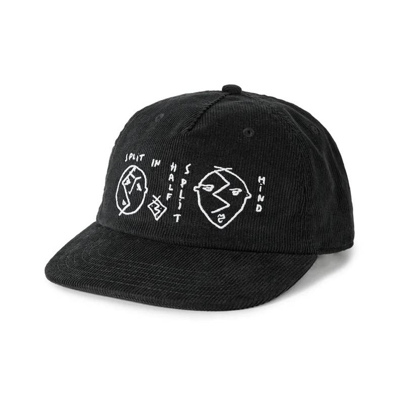 James Split In Half Hat – Black