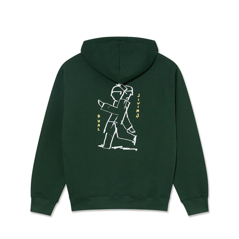 Dave Dual Living Hoodie – Dark Green