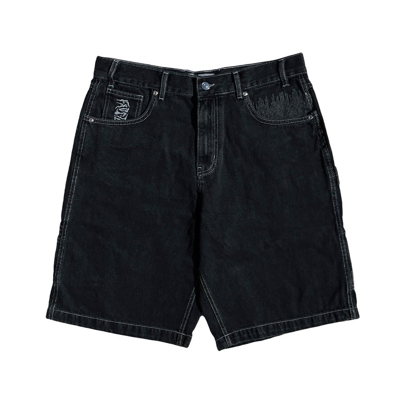 Cpu Jorts Baggy Shorts – Off Black