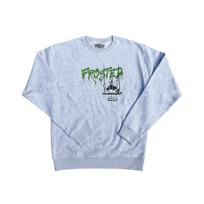 Painter Logo Crewneck Sweatshirt – Ash Grey