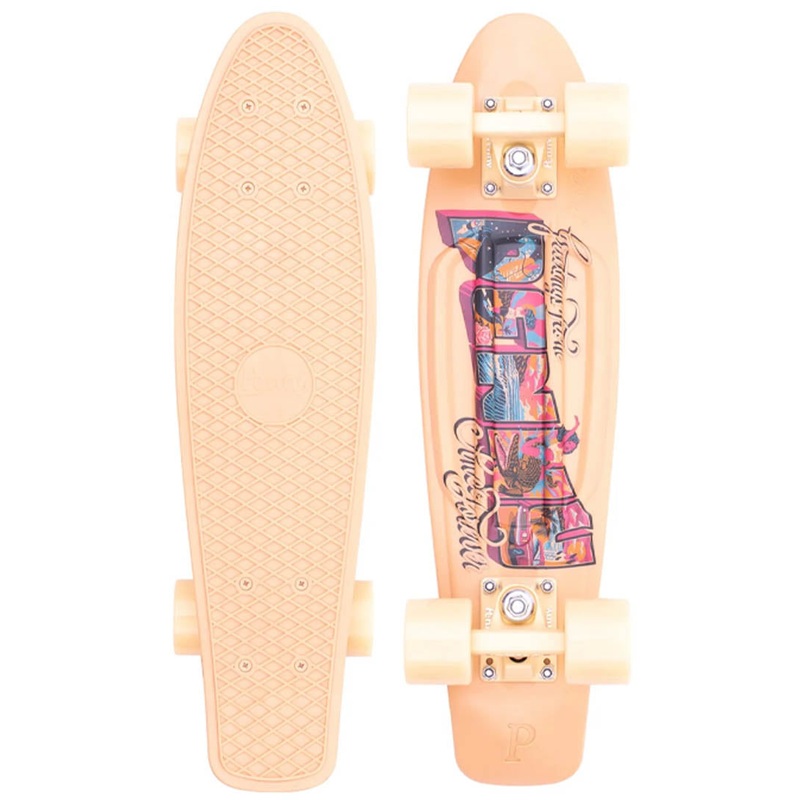 Postcard Coastal Peach 22 Complete Cruiser Skateboard
