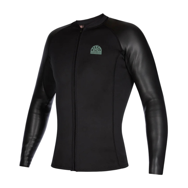 L/S Neoprene Vest Fzip Wetsuit – Black