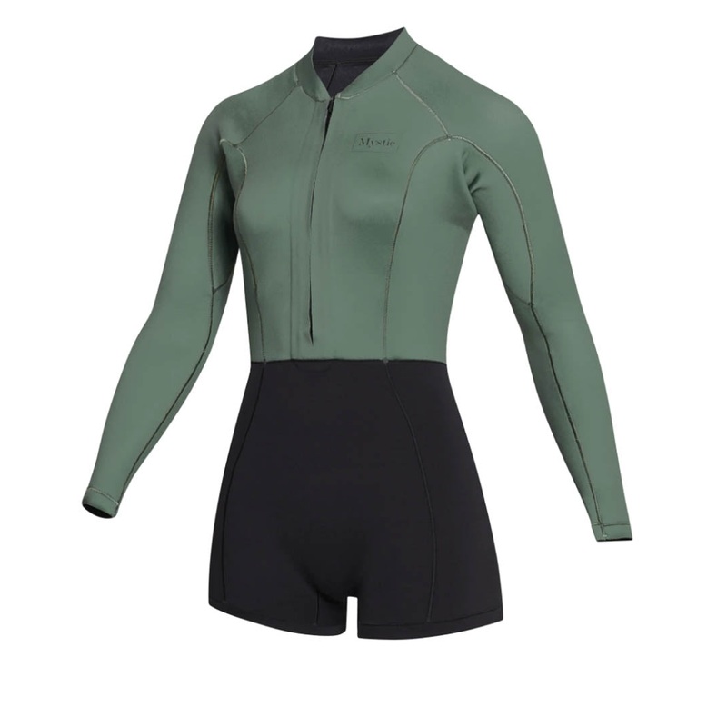 Lunar Longarm 2/2Mm Short Wetsuit – Dark Olive