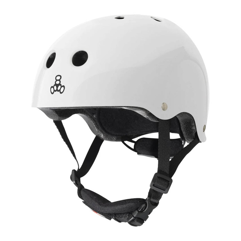 Lil 8 Dual Certified Helmet – Gloss White