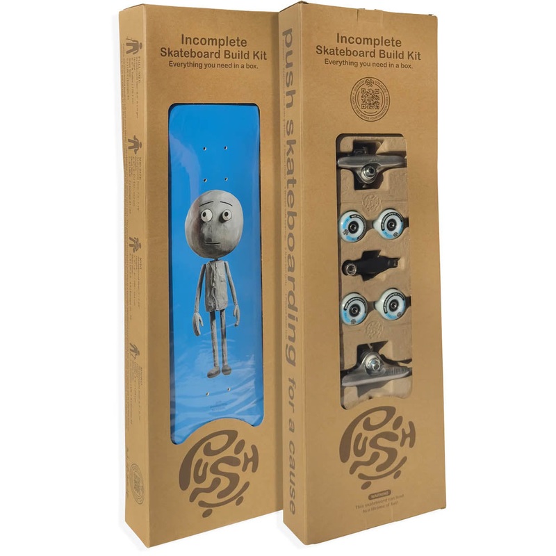 Concrete Guy Incomplete Skateboard 7.75