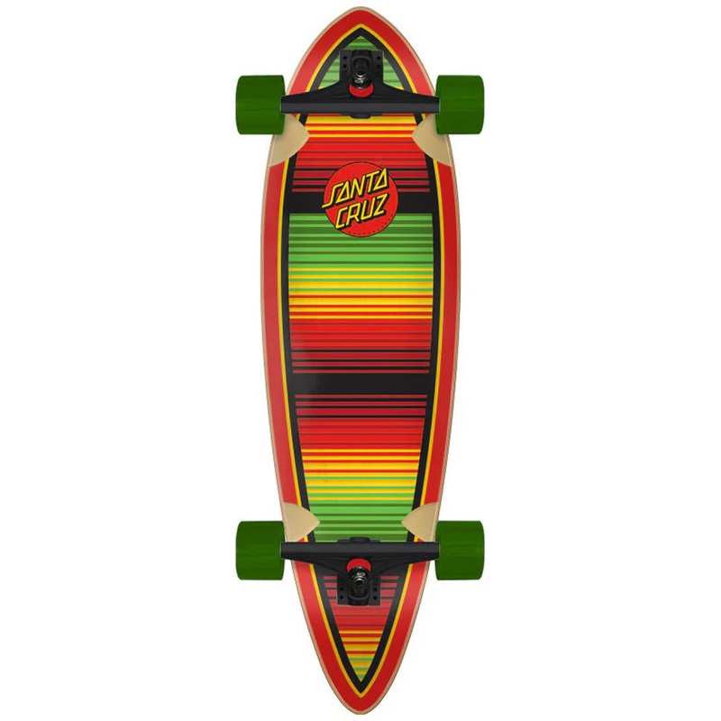 Serape Dot Pintail Complete Longboard