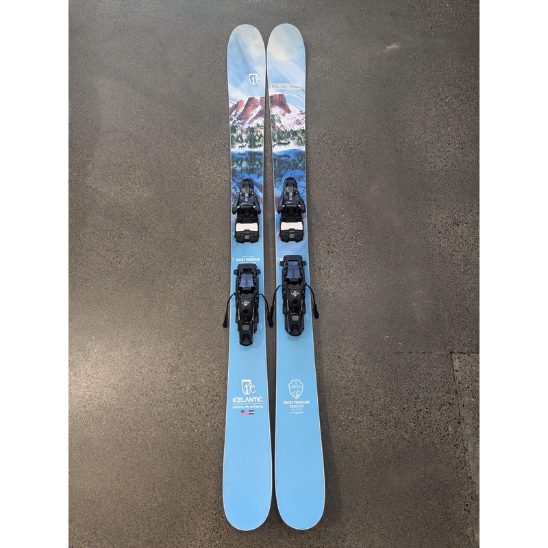 Icelantic Nomad 105 with Salomon Shift 10 Bindings (unskied)