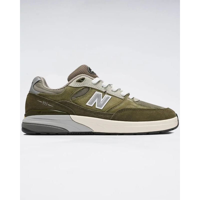 Numeric 933 Reynolds Shoes – Dark Olive/Light Olive