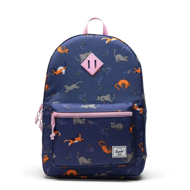 Heritage Youth Backpack – Playing Cats