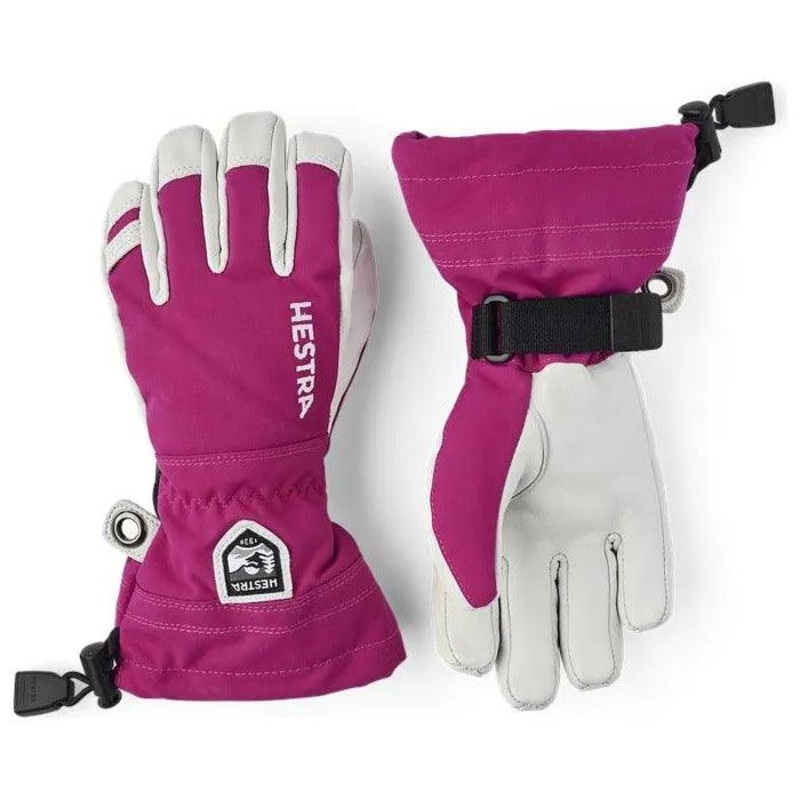 Hestra Heli Ski Jr. Glove|S/4|M/5|L/6|XS/3|XL/7|Black|Navy|Fuschia|Royal Blue