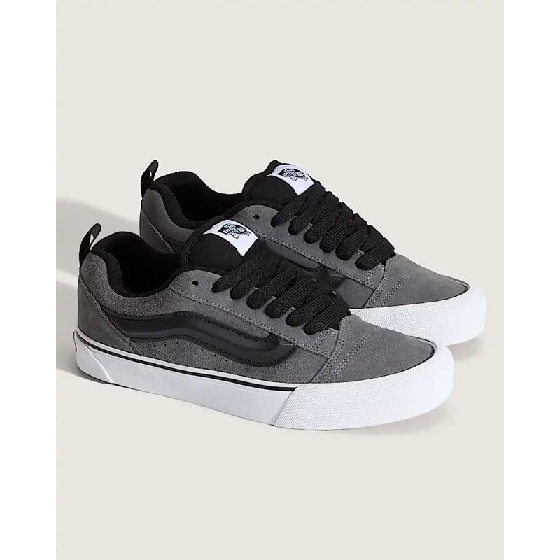 Knu Skool Shoes – Suede Pewter