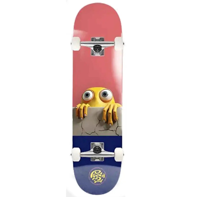 Peek Over Soft top Complete Skateboard