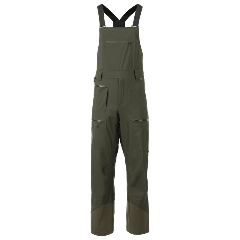 Flylow M Smythe Bib|Medium|Large|XLarge|Black|Evergreen