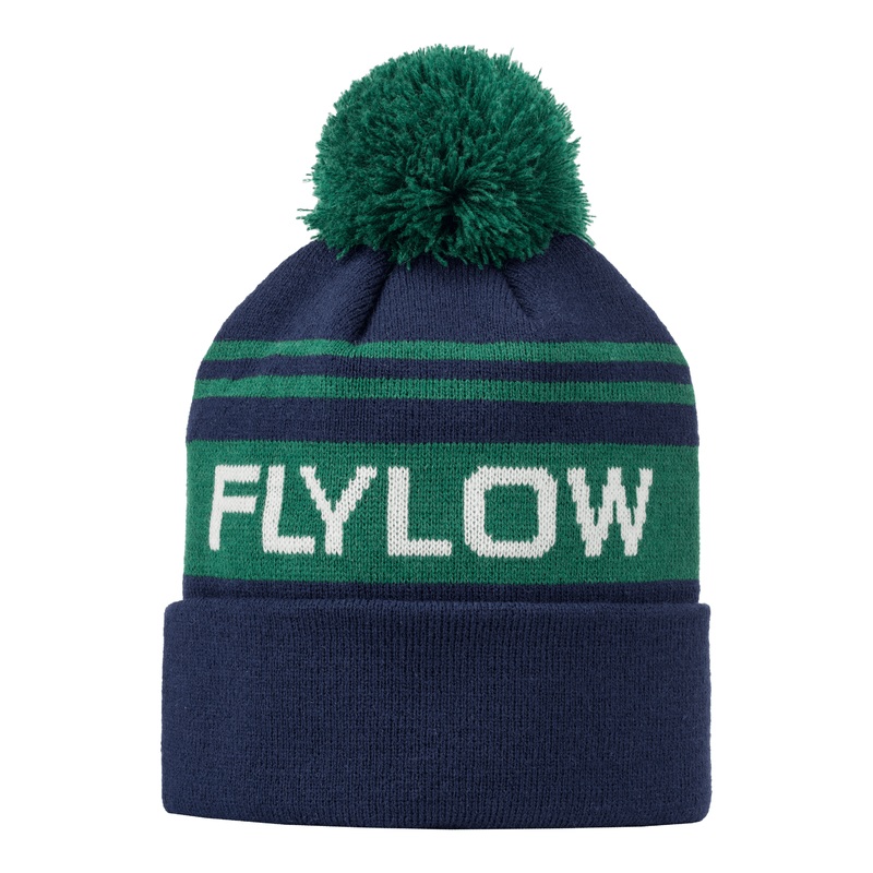 Flylow OG Pom Beanie|Black/Evergreen|Bigfoot/Black|Butterscotch/Vintage Blue|Capers/Dusty Iris|Night/Grove
