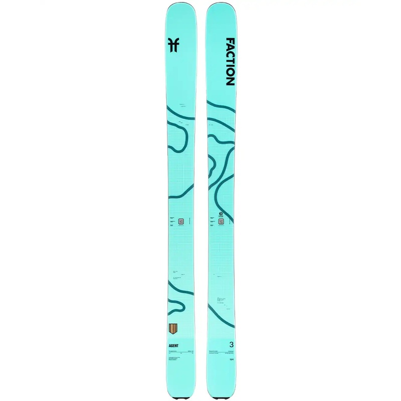 Agent 3 Skis – Ice Blue 2026|164|172|178|183|188