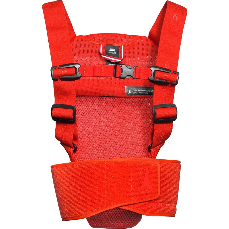 Live Shield Amid Lite Jr Back Protector – Red