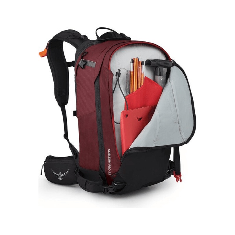 Osprey Soelden Pro E2 Airbag Pack 32 Red Mountain