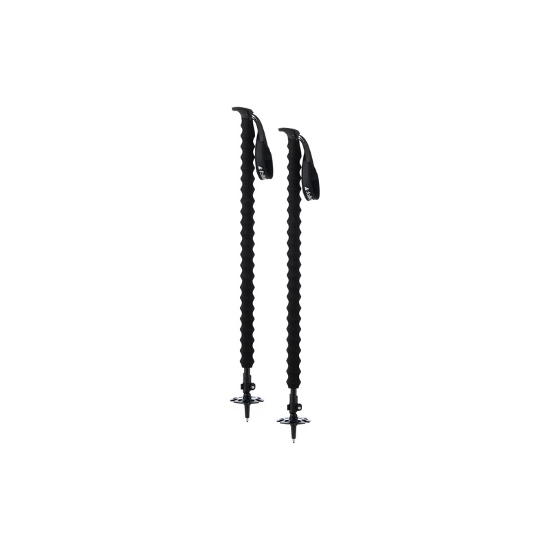 Pahto Ski Poles|Onyx Black|Spruce Green
