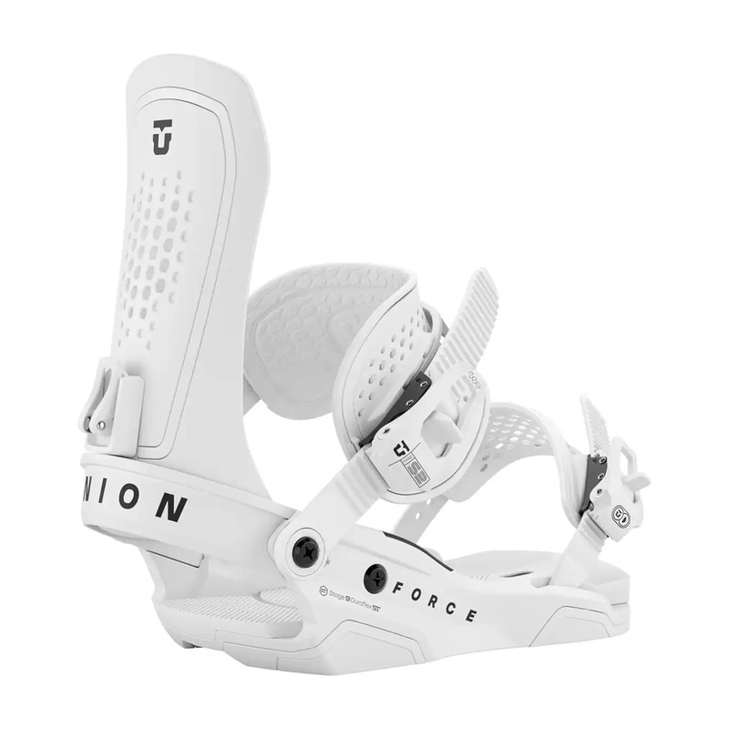 Force Snowboard Bindings – White 2026
