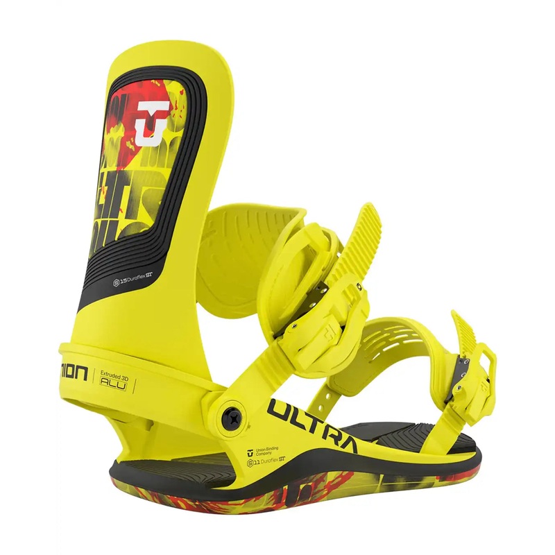 Ultra Snowboard Bindings – Hype Yellow 2026