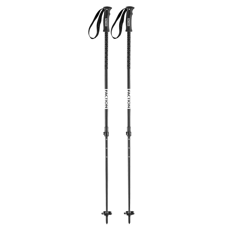 Agent Ski Poles – Black
